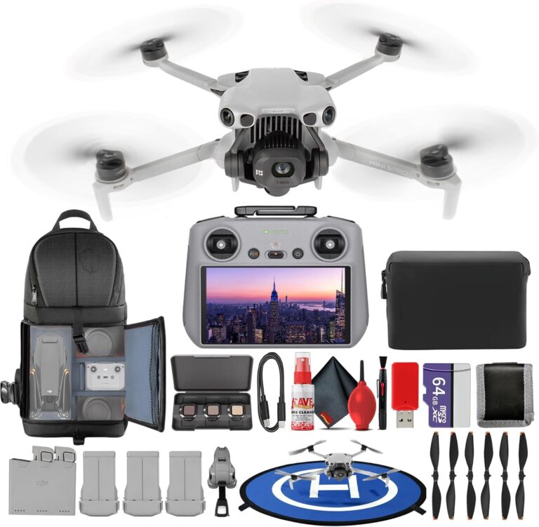 DJI Mini 5 Pro Drone RC2 Fly More Combo Plus Lightweight Camera Aerial UAV Bundle | Extended Flight Smart Tracking Portable Kit with 64GB Card